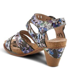 L’Artiste Abreeze Floral Strappy Sandals.